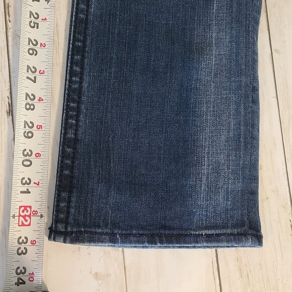 Rock Revival Sasha Embellished Bootcut Jeans Womens 30 Fleur de lis - Picture 7 of 9